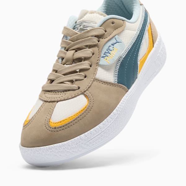 Tenis Palmero Lamoda NYC Long Run para mujer, Oak Branch-Gray Skies-Tangerine, extralarge