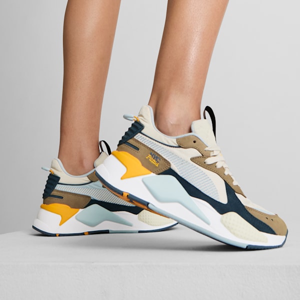 Tenis RS-X NYC Long Run para mujer, Alpine Snow-Oak Branch-Gray Skies, extralarge