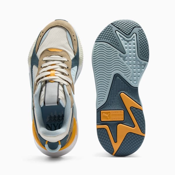 Tenis RS-X NYC Long Run para mujer, Alpine Snow-Oak Branch-Gray Skies, extralarge