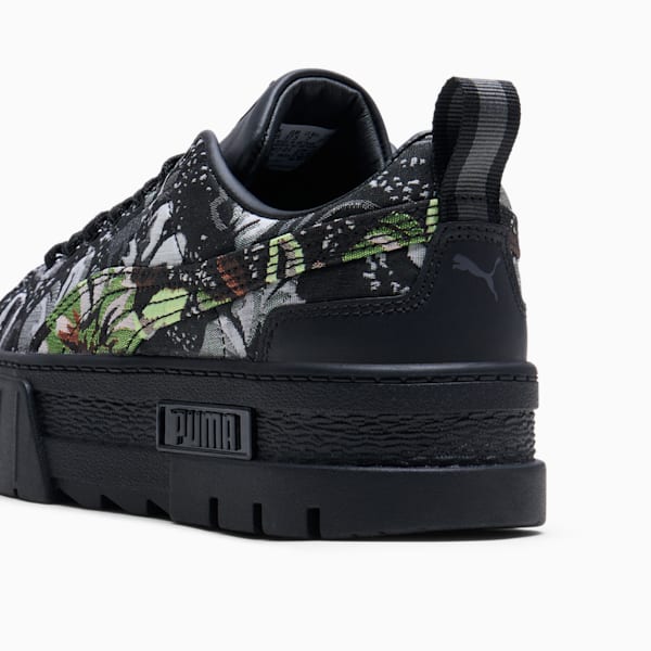 Sneakers Mayze Dark Floral Femme, PUMA Black-PUMA Silver-Smokey Gray, extralarge