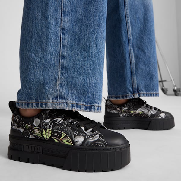 Mayze Dark Floral Women's Sneakers