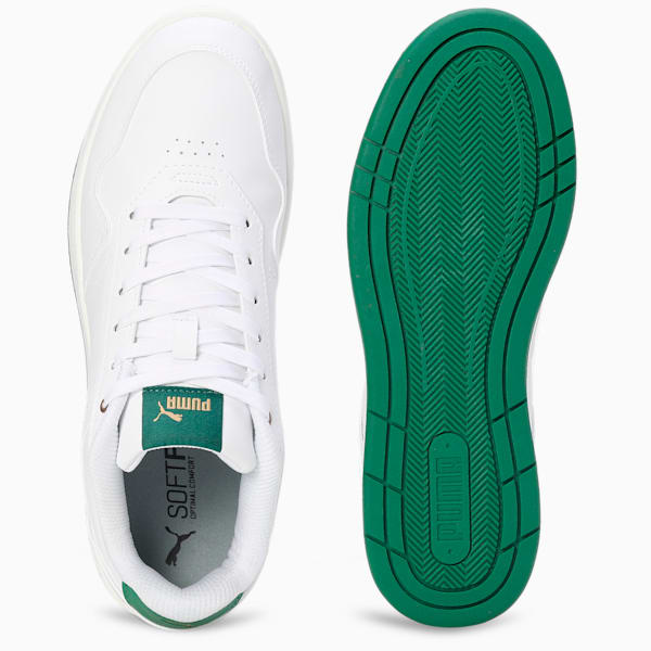 Court Classic Men's Sneakers, PUMA White-Vine-PUMA Gold, extralarge-IND