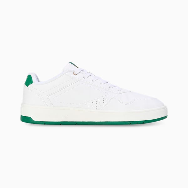 Court Classic Men's Sneakers, PUMA White-Vine-PUMA Gold, extralarge-IND