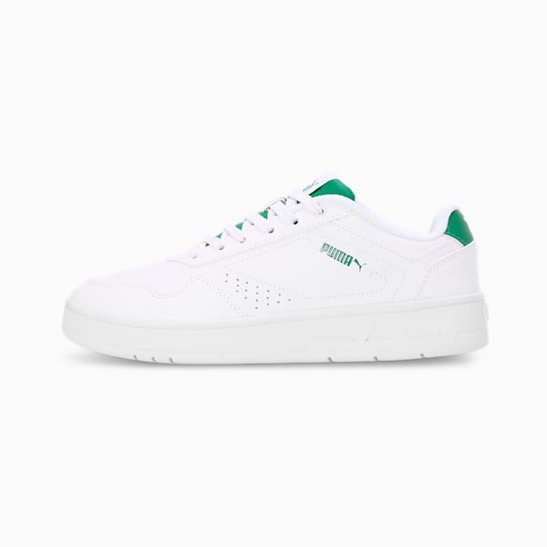 Court Classic Women's Sneakers, PUMA White-Archive Green, extralarge-IND