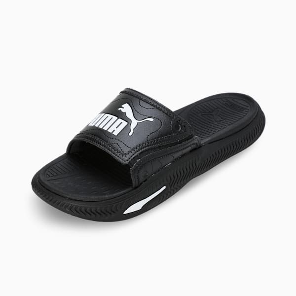 Softride Pro 24 Men's Slides, PUMA Black-PUMA White, extralarge-IND