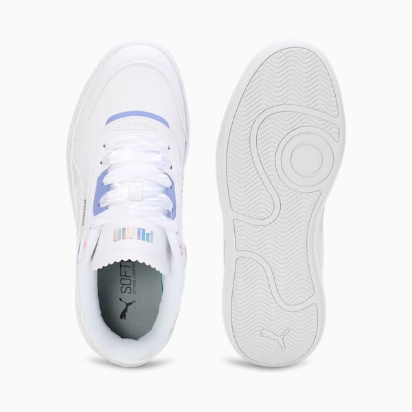 Tori Pixie Women's Sneakers, PUMA White-Lavendar Pop-Pale Lemon-PRISM PINK, extralarge-IND