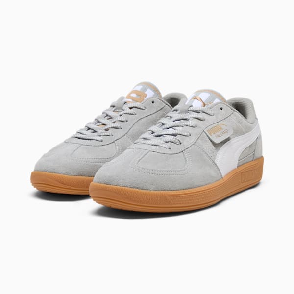 Sneakers Palermo Supertifo en daim Homme, Smokey Gray-PUMA White-PUMA Gold, extralarge
