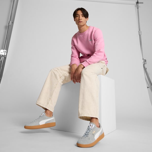 Tenis Palermo Supertifo Suede para hombre, Smokey Gray-PUMA White-PUMA Gold, extralarge