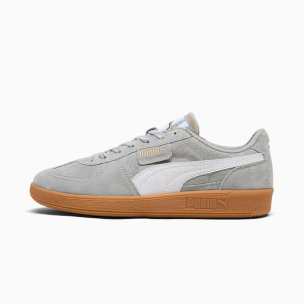 Sneakers Palermo Supertifo en daim Homme, Smokey Gray-PUMA White-PUMA Gold, extralarge