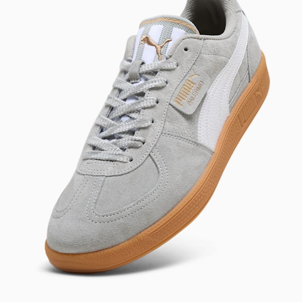 Sneakers Palermo Supertifo en daim Homme, Smokey Gray-PUMA White-PUMA Gold, extralarge