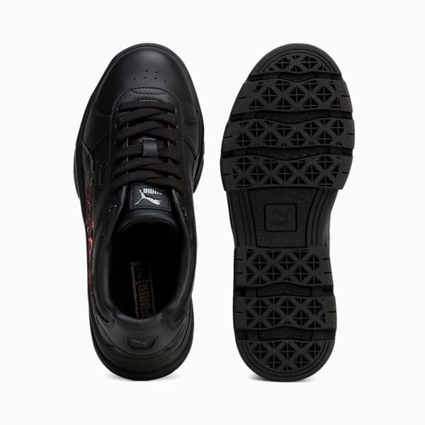 ウィメンズ リヴォ EMB スニーカー, PUMA Black-Salmon-Midnight Plum, extralarge-JPN