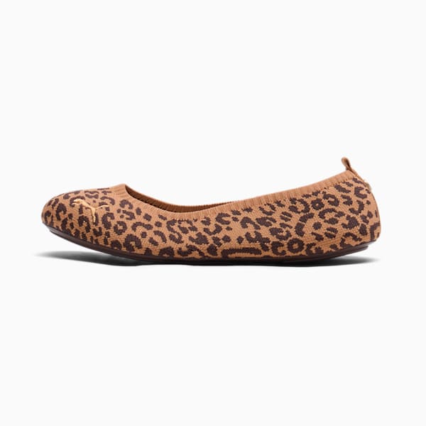 Ballerines Ilana Leopard Femme, Caramel Latte-Alpine Snow, extralarge