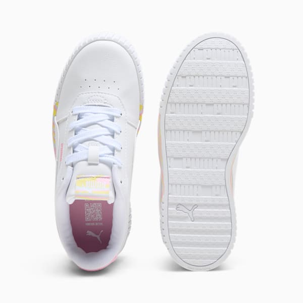 Carina 2.0 Endless Summer Little Kids' Sneakers, PUMA White-Pink Lilac-Lemon Meringue, extralarge