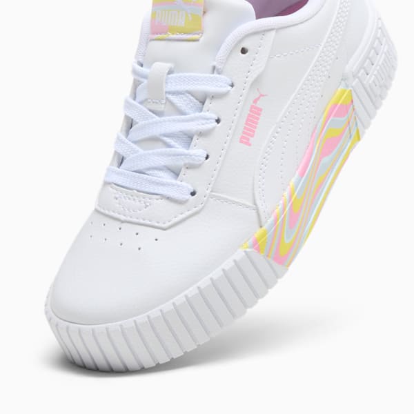 Carina 2.0 Endless Summer Little Kids' Sneakers, PUMA White-Pink Lilac-Lemon Meringue, extralarge