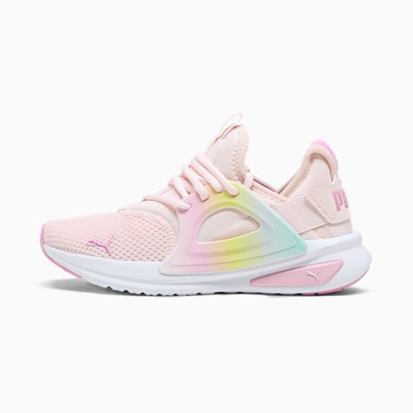 Softride Enzo Evo Sunset Fade Big Kids' Shoes, Island Pink-Mauved Out-PUMA White, extralarge
