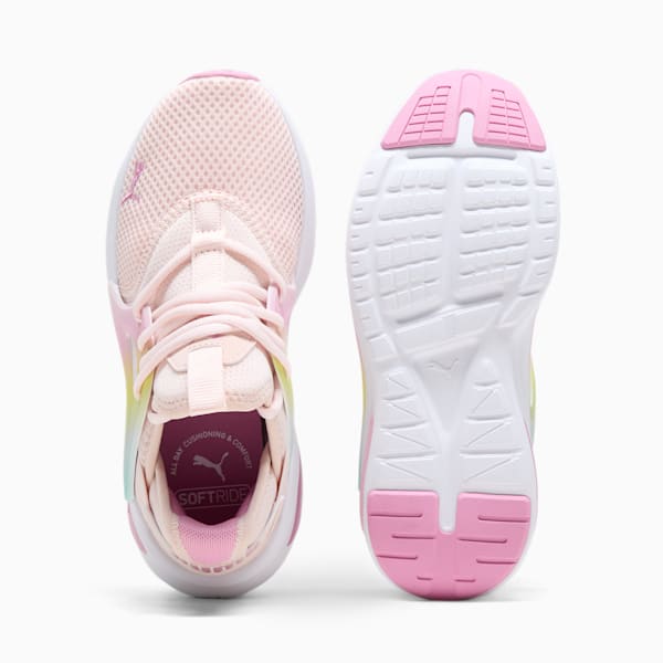 Softride Enzo Evo Sunset Fade Big Kids' Shoes, Island Pink-Mauved Out-PUMA White, extralarge