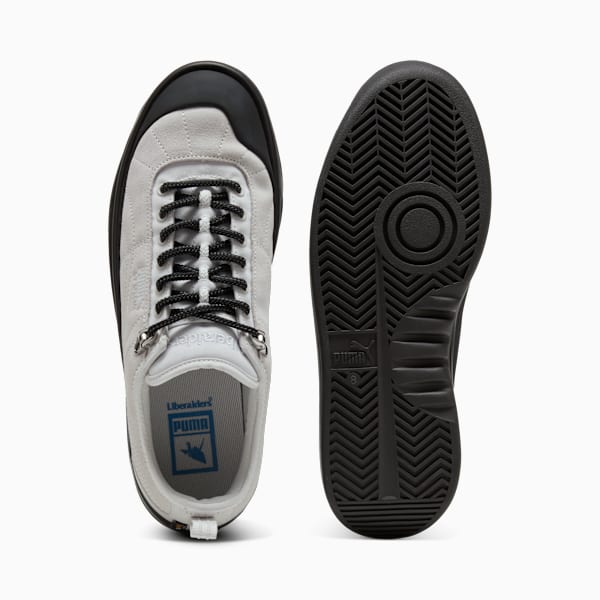 PUMA x LIBERAIDERS GV Special Suede Sneakers Unisex, Feather Gray-PUMA Black, extralarge