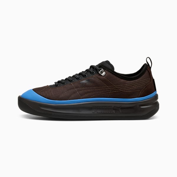 Tenis PUMA x LIBERAIDERS GV Special Cordura para hombre, Dark Chocolate-Cobalt Silver, extralarge