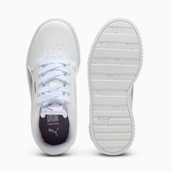 Zapatillas Carina 2.0 Sequins Little Kids, PUMA White-Pale Plum, extralarge