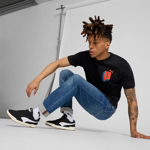 Tenis para hombre C-Skate Fresh, PUMA Black-PUMA White, extralarge