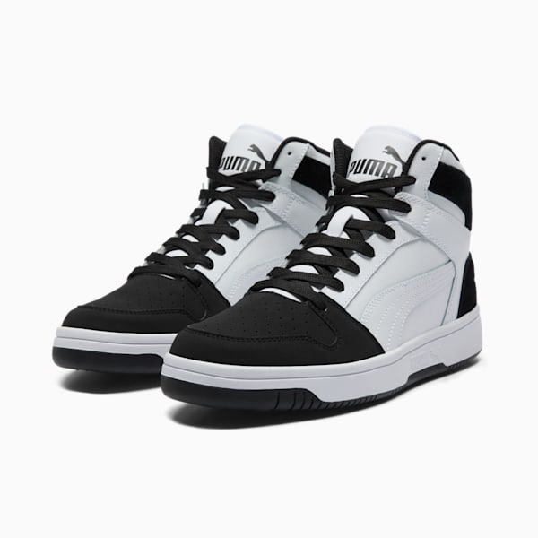 Rebound LayUp SL INK Men's Sneakers, PUMA White-PUMA Black, extralarge