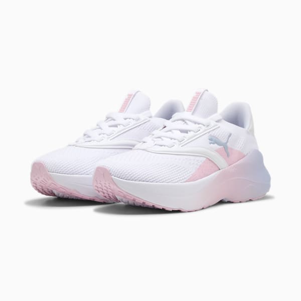 SOFTRIDE Mayve Blurry Dreams Running Shoes Youth, PUMA White-Rose Mauve, extralarge