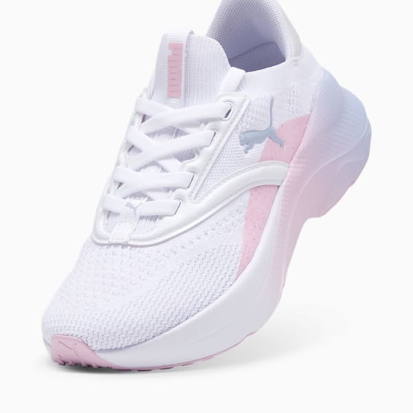 SOFTRIDE Mayve Blurry Dreams Running Shoes Youth, PUMA White-Rose Mauve, extralarge