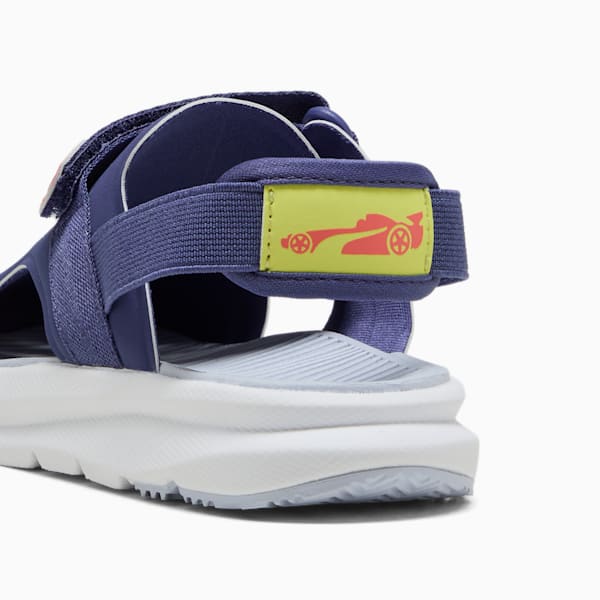 Evolve Poised 2 Race Little Kids' Slides, Blue Crystal-Cool Weather-Lemon Sherbert-Peach Frost, extralarge