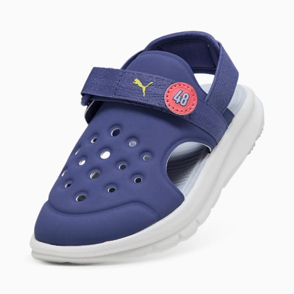 Sandalias Evolve Poised 2 Race para niños pequeños, Blue Crystal-Cool Weather-Lemon Sherbert-Peach Frost, extralarge