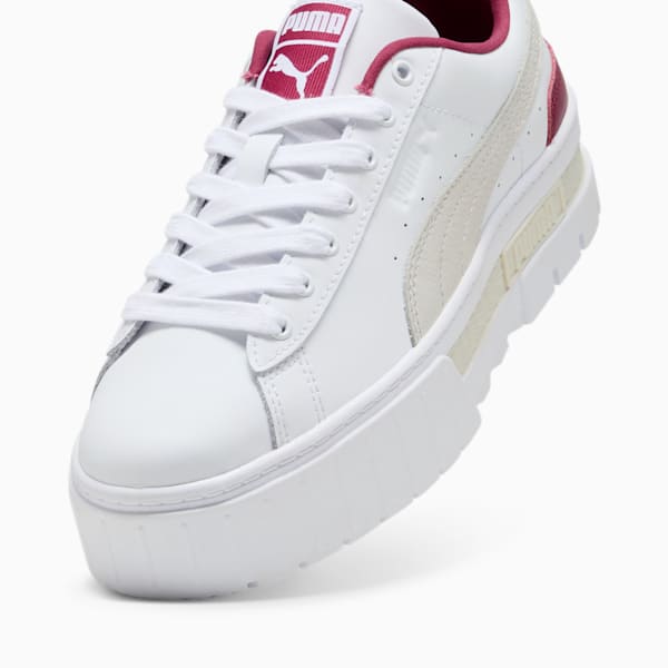 ウィメンズ メイズ リュクス スニーカー, PUMA White-Port, extralarge-JPN