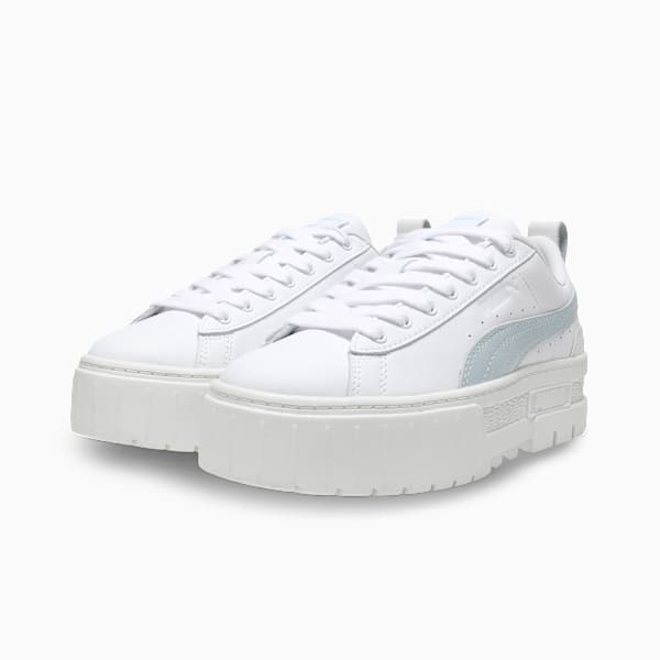 Mayze Lux Women's Sneakers, PUMA White-Sea Glass, extralarge-IND