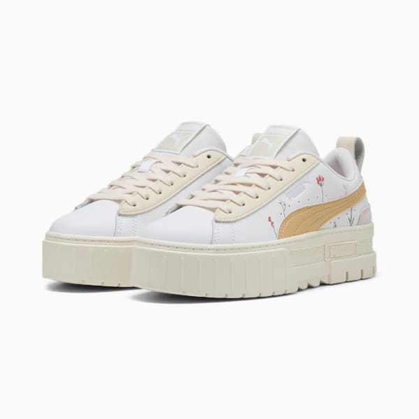 Tenis Mayze Secret Garden para mujer, PUMA White, extralarge