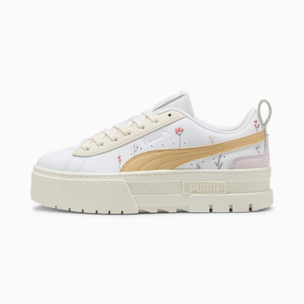 Tenis Mayze Secret Garden para mujer, PUMA White, extralarge