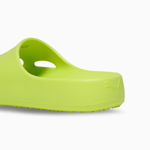 Shibusa Slides, Lime Sheen, extralarge-IND
