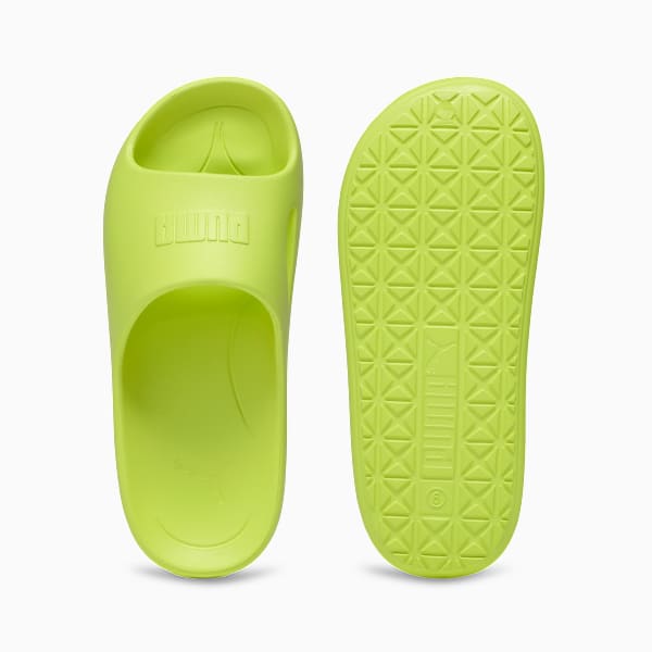 Shibusa Slides, Lime Sheen, extralarge-IND