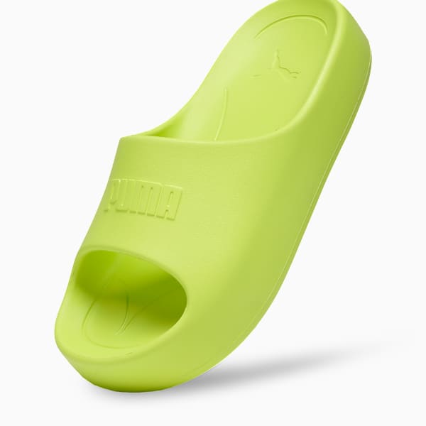 Shibusa Slides, Lime Sheen, extralarge-IND