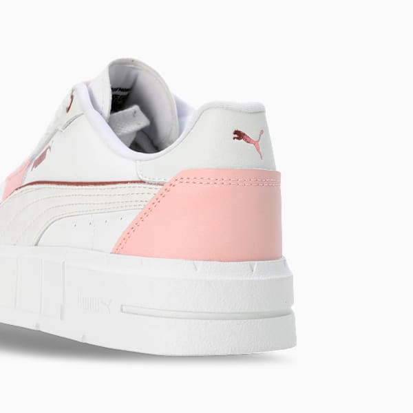 Cali Court Luxe Women's Sneakers, PUMA White-Frosted Ivory, extralarge-IND