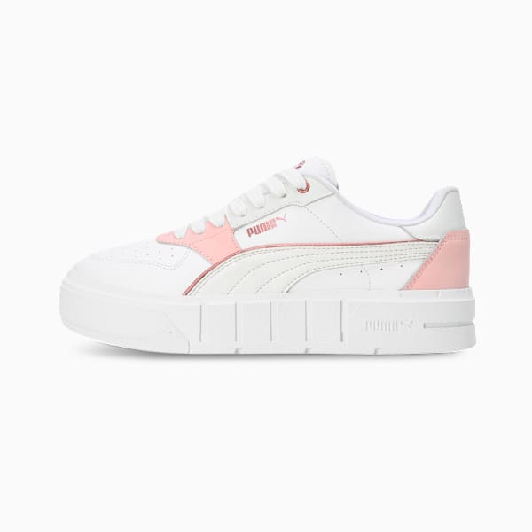 Cali Court Luxe Women's Sneakers, PUMA White-Frosted Ivory, extralarge-IND