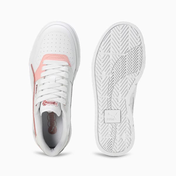 Cali Court Luxe Women's Sneakers, PUMA White-Frosted Ivory, extralarge-IND