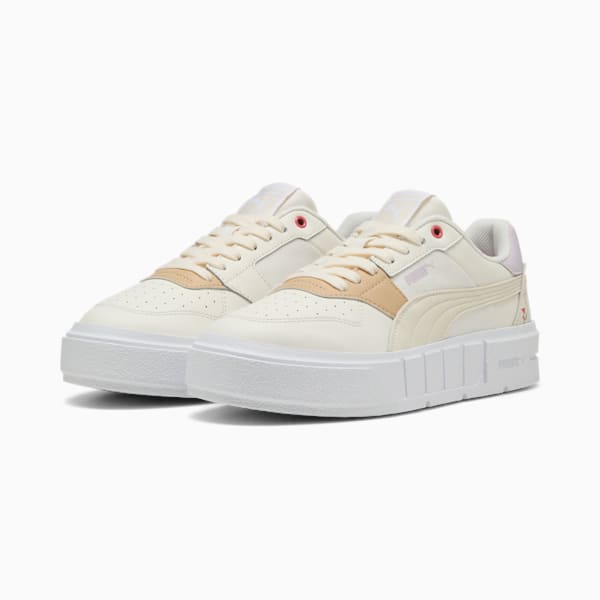 Cali Court Secret Garden Women's Sneakers, Warm White-PUMA White, extralarge