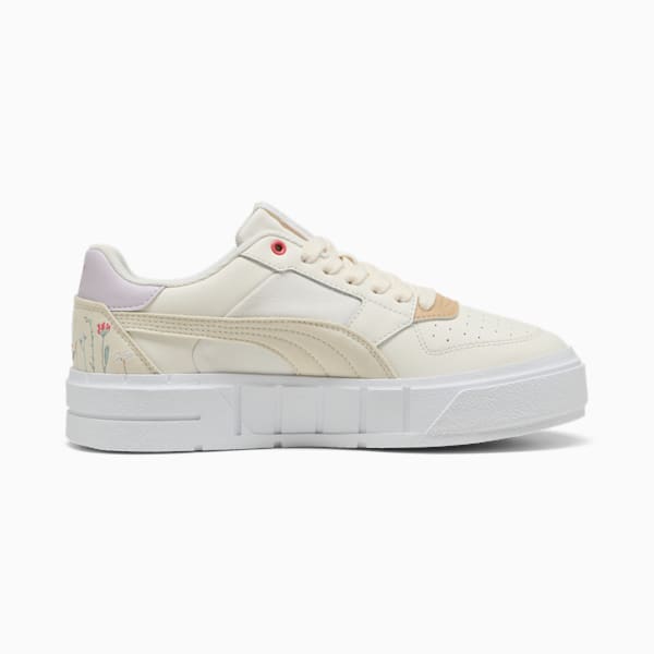 Cali Court Secret Garden Women's Sneakers, Warm White-PUMA White, extralarge