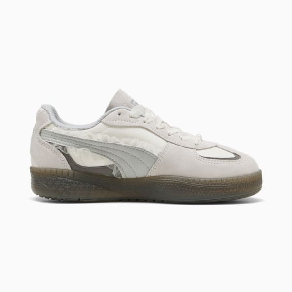 Tenis Palermo Moda Glam Athletics para mujer, Feather Gray-Shadow Gray, extralarge