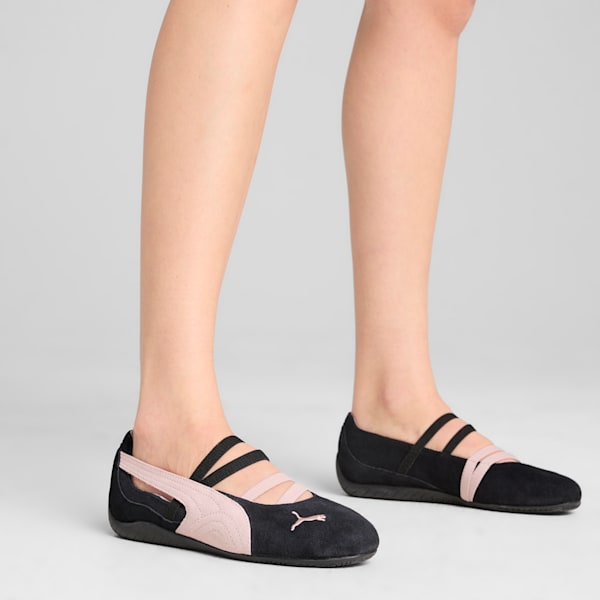 Speedcat Ballet Suede Women's Shoes, PUMA Black-Mauve Mist, extralarge