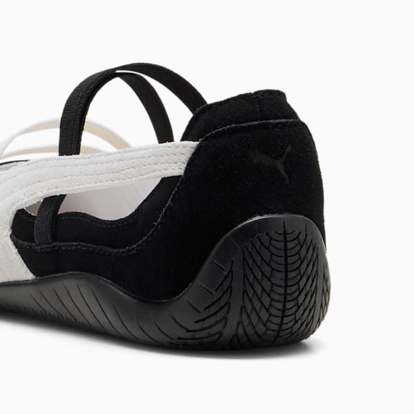 Speedcat Ballet Suede Women's Shoes, PUMA Black-PUMA White-Warm White, extralarge
