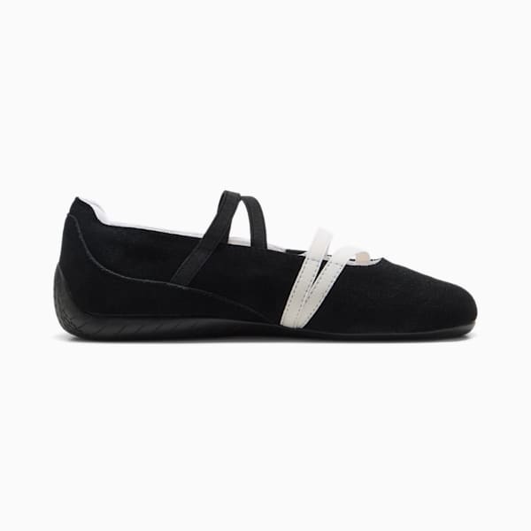 Speedcat Ballet Suede Women's Shoes, PUMA Black-PUMA White-Warm White, extralarge