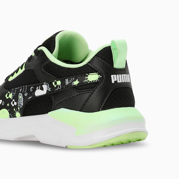 X- RAY Zinggo Youth Shoes, PUMA Black-Fizzy Apple-PUMA White, extralarge-IND