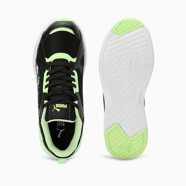 X- RAY Zinggo Youth Shoes, PUMA Black-Fizzy Apple-PUMA White, extralarge-IND