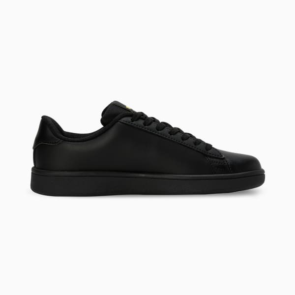 SMASH CLASSIC PSL Youth Shoes, PUMA Black-Speed Yellow-Strong Gray, extralarge-IND