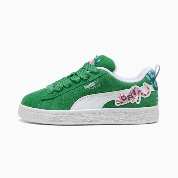 Tenis Suede XL Cats Club para niños, Archive Green-PUMA White, extralarge