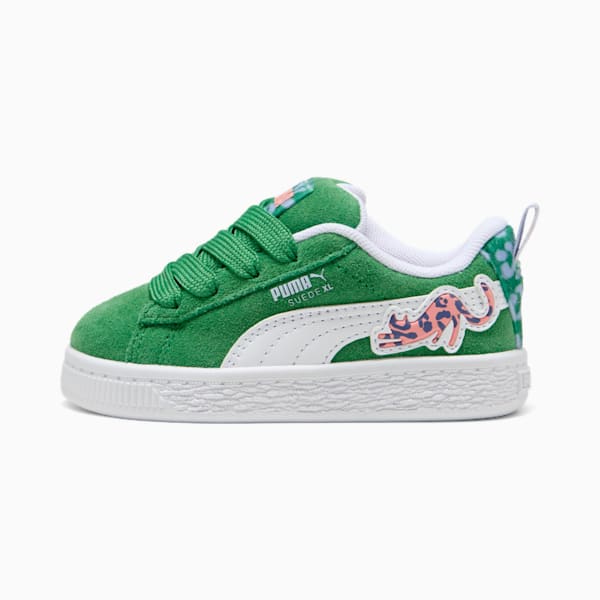 Tenis Suede XL Cats Club para niños, Archive Green-PUMA White, extralarge